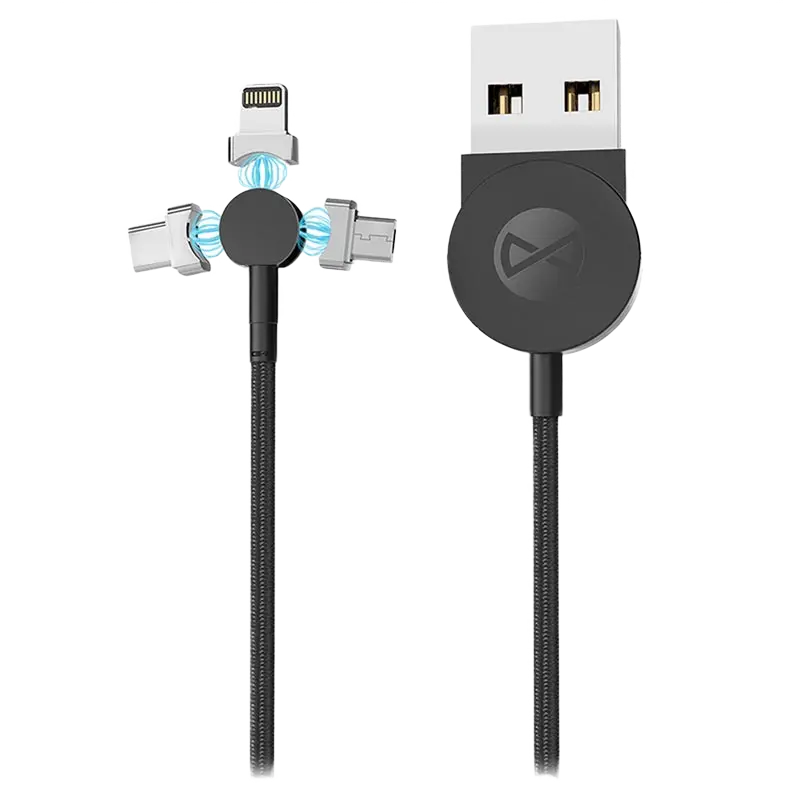 Cablu încărcare și sincronizare Forever GSM045675 Negru