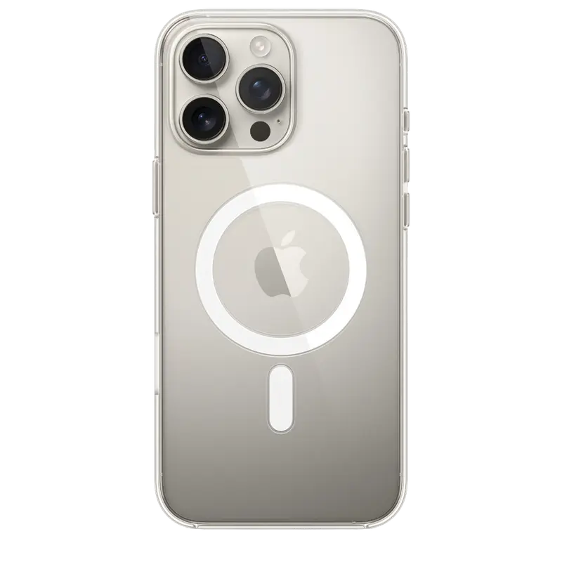 Husă Apple iPhone 16 Pro Max Clear Case with MagSafe A3246 Clear Case cu MagSafe Transparent