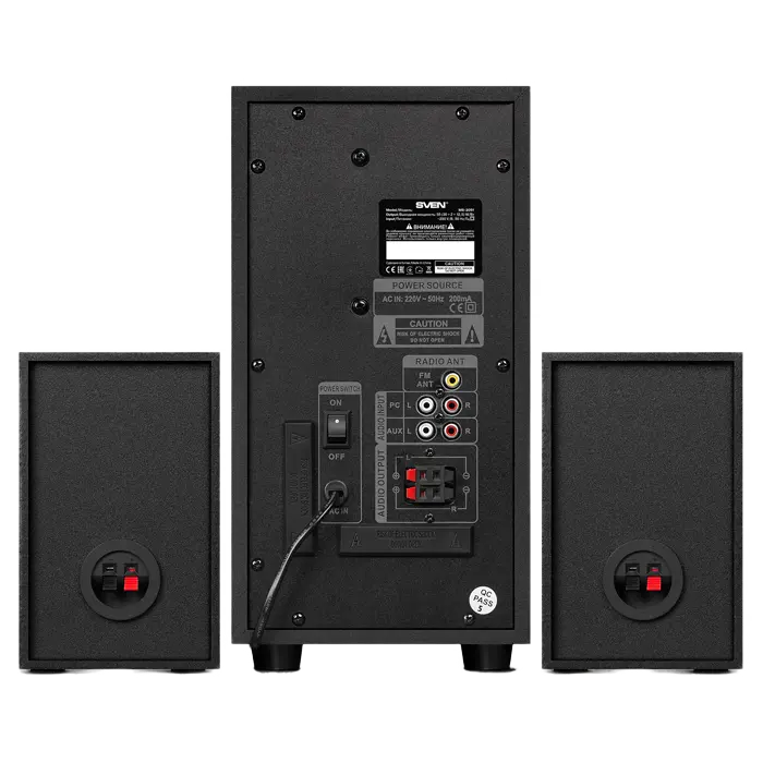 Компьютерные колонки SVEN MS-2051 Черный
