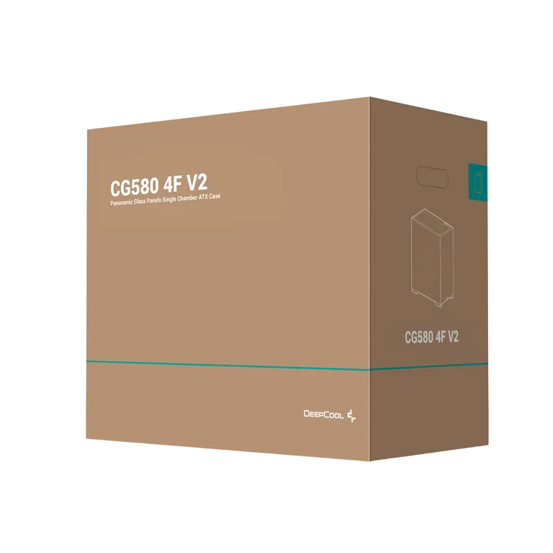 Carcasă PC Deepcool CG580 4F V2 Midi-Tower Negru