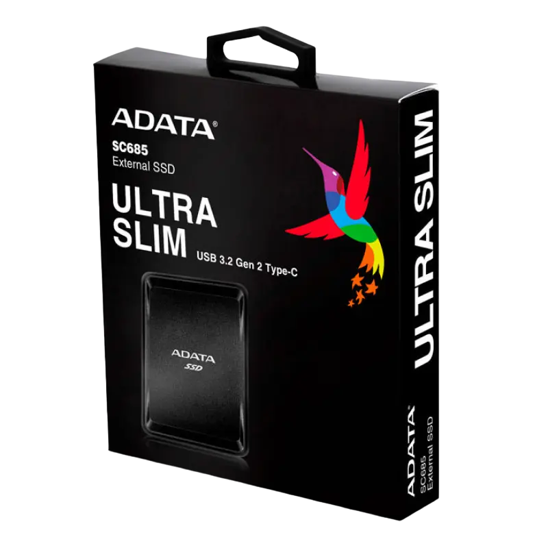 SSD portabil extern ADATA SC685 1 TB Negru