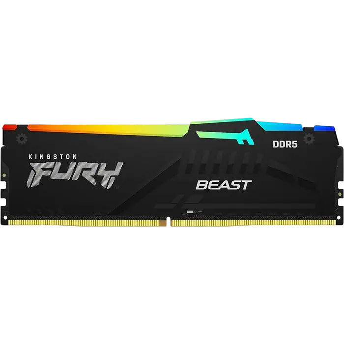 Memorie RAM Kingston FURY Beast RGB FURY Beast 16GB Negru