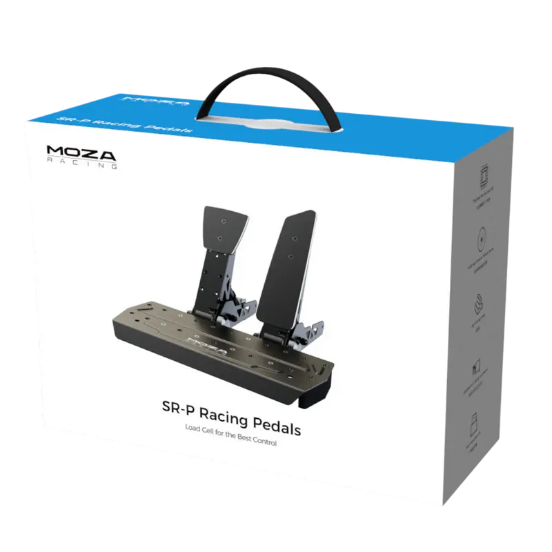 Педали MOZA SR-P Double Pedals with Base Чёрный