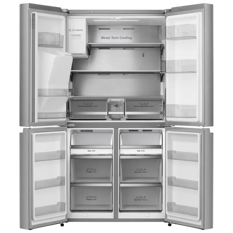 Frigider Hisense RQ760N4SASE Oțel inoxidabil