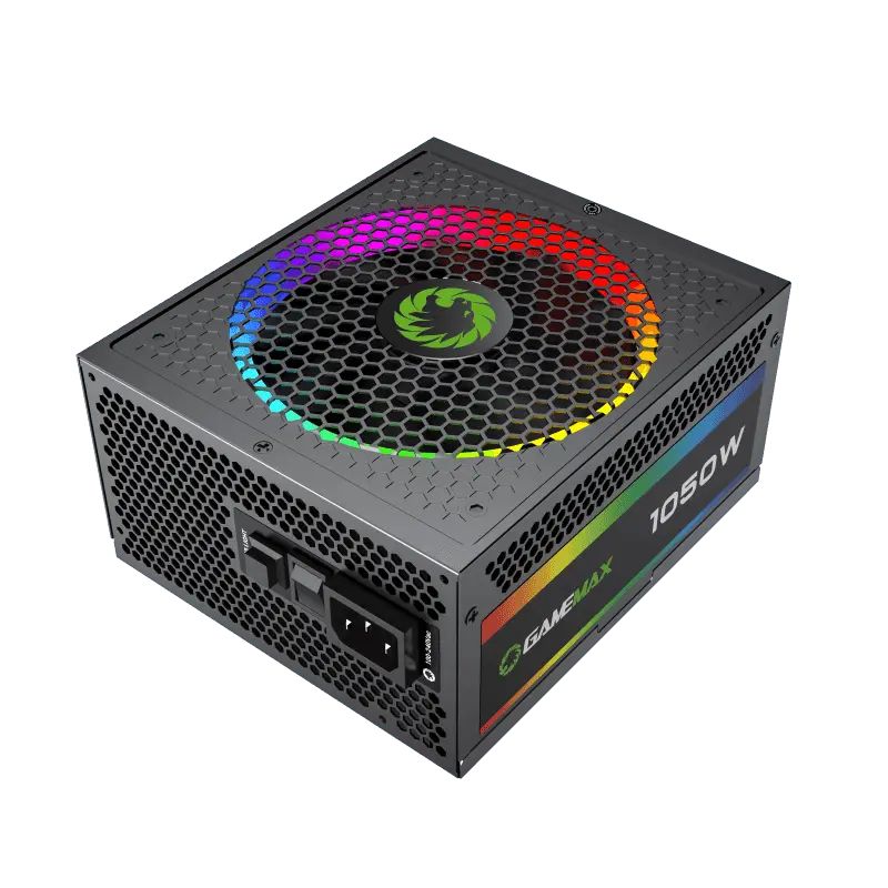 Tip Блок питания для компьютеров Gamemax RGB-1050 PRO ATX Черный