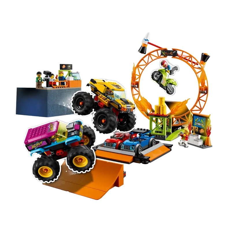 Конструктор LEGO Stunt Show Arena Разноцветный