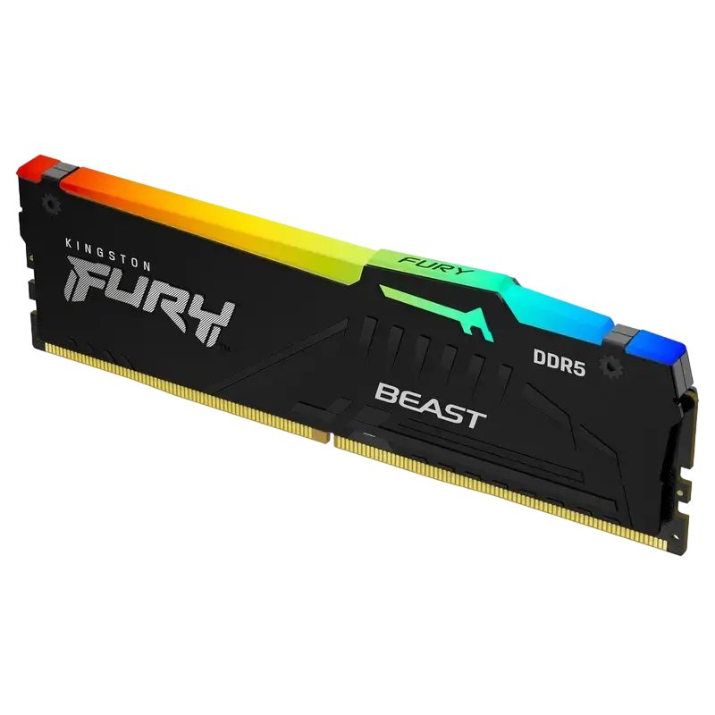 Оперативная память Kingston FURY Beast RGB FURY Beast RGB 16 ГБ Чёрный