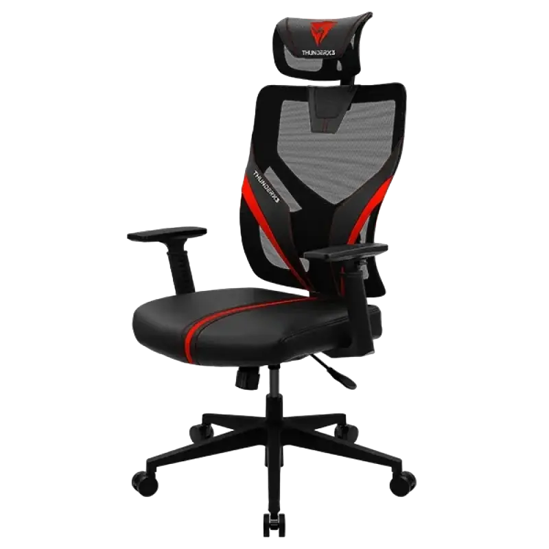 Игровое кресло ThunderX3 Yama1 Искусственная кожа Чёрный/Красный