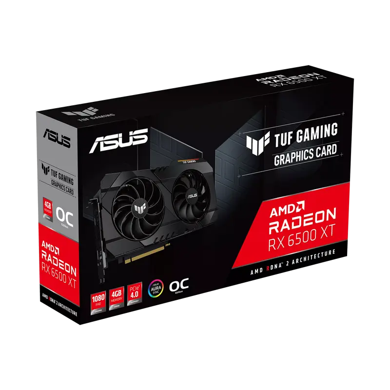 Видеокарта ASUS TUF Gaming Radeon RX 6500 XT OC