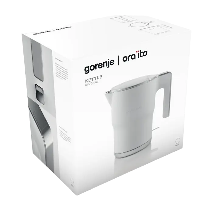 Fierbător electric Gorenje K15ORAW Alb