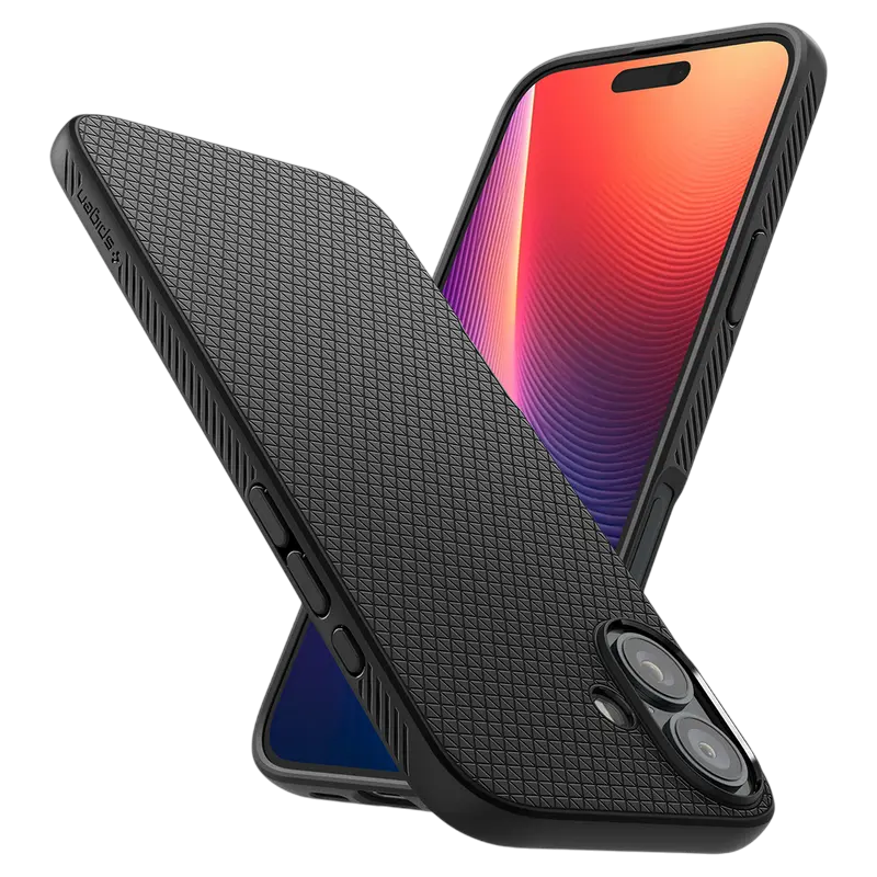 Чехол Spigen Apple iPhone 16 Plus Liquid Air Liquid Air Матовый черный