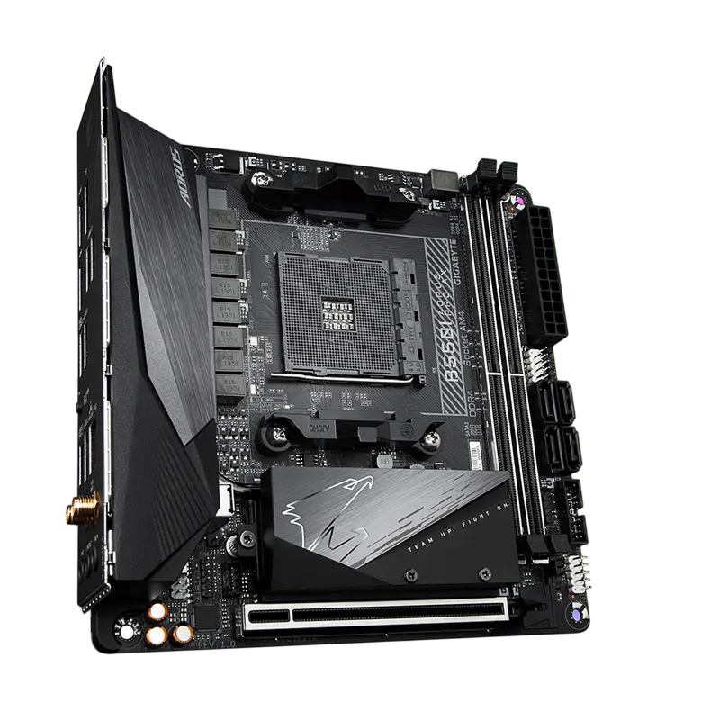 Материнская плата Gigabyte B550I AORUS PRO AX AM4 ITX