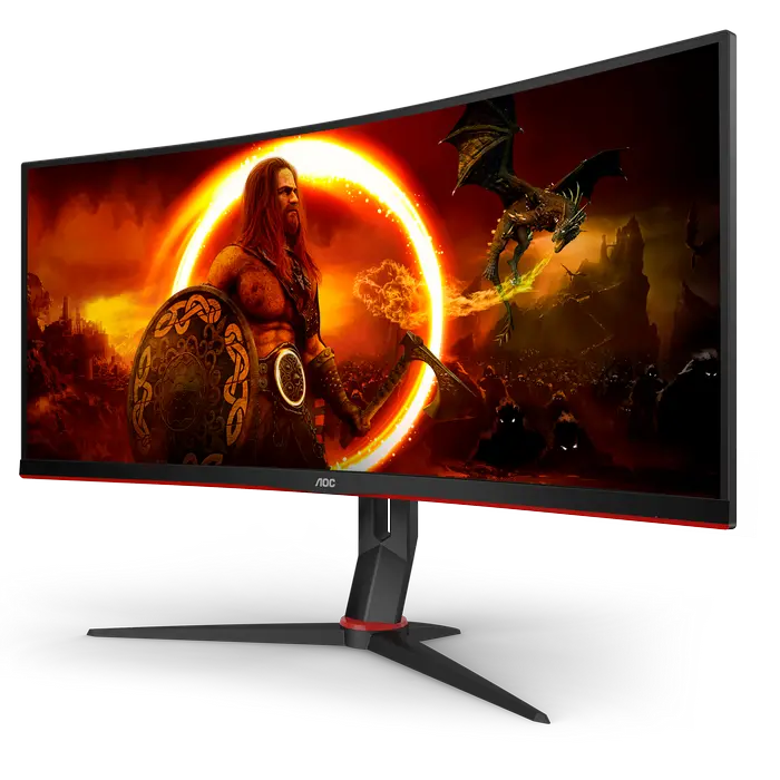 Игровой монитор AOC CU34G2XP/BK Чёрный