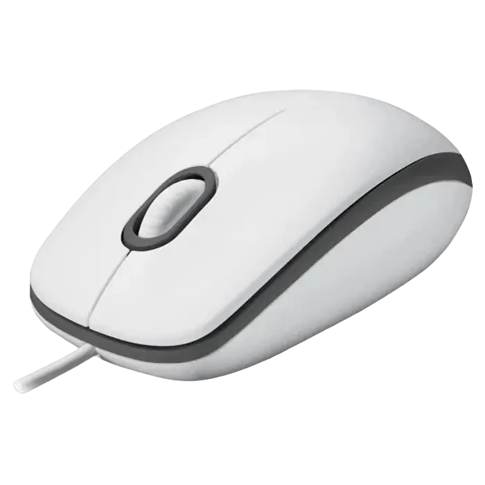 Мышь Logitech M100 Проводное Белый