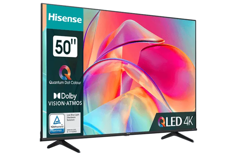 50" QLED SMART Телевизор Hisense 50E7KQ Черный