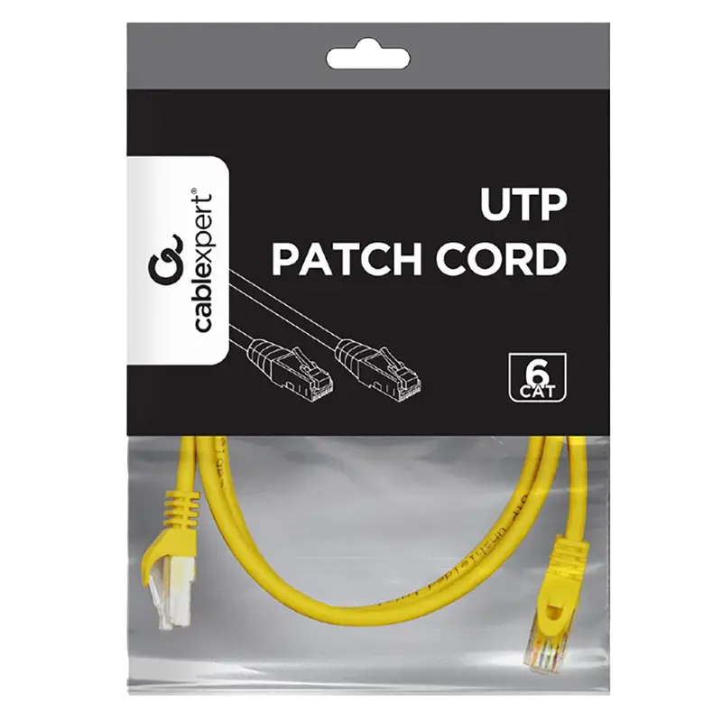 Патч-корд Cablexpert PP6U-2M/Y Жёлтый