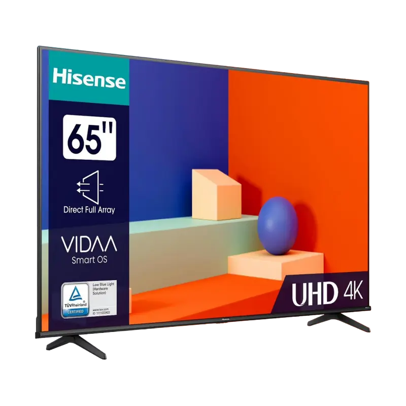 65" LED SMART Телевизор Hisense 65A6K Черный