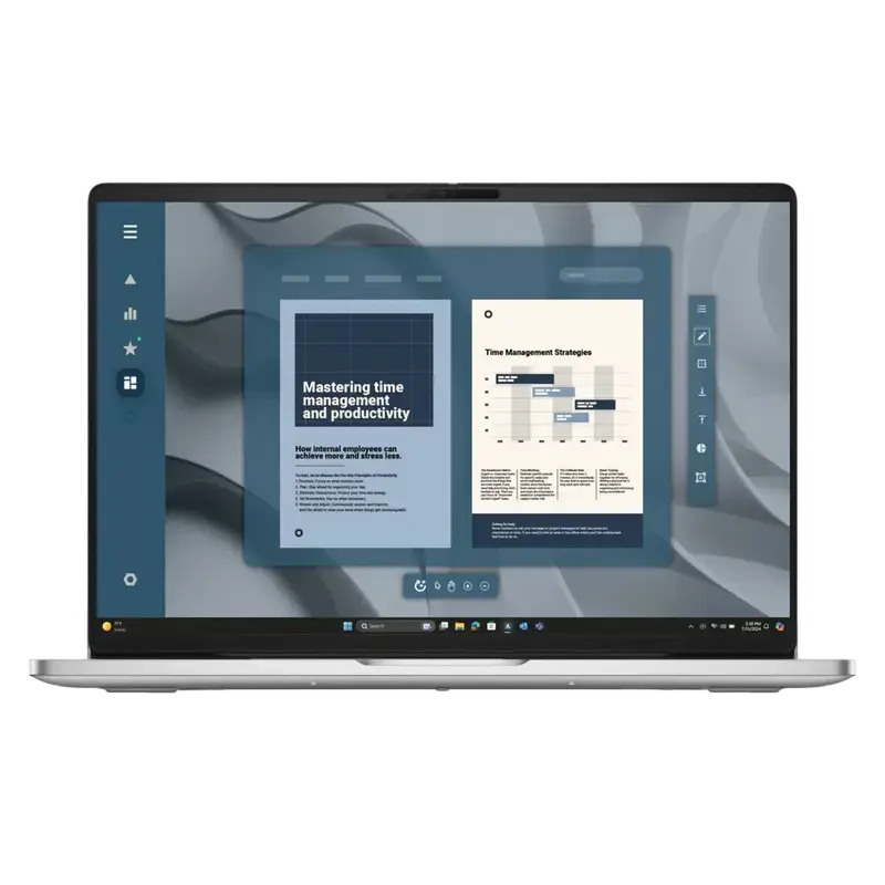 Ноутбук для бизнеса DELL Pro 16 Platinum Silver