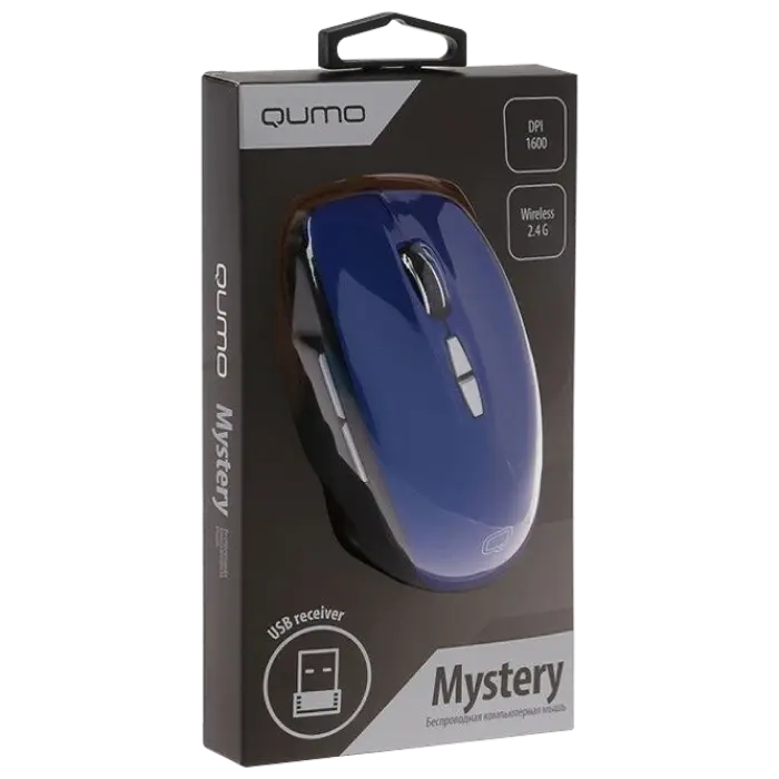 Mouse Wireless QUMO M60 Fără fir Albastru