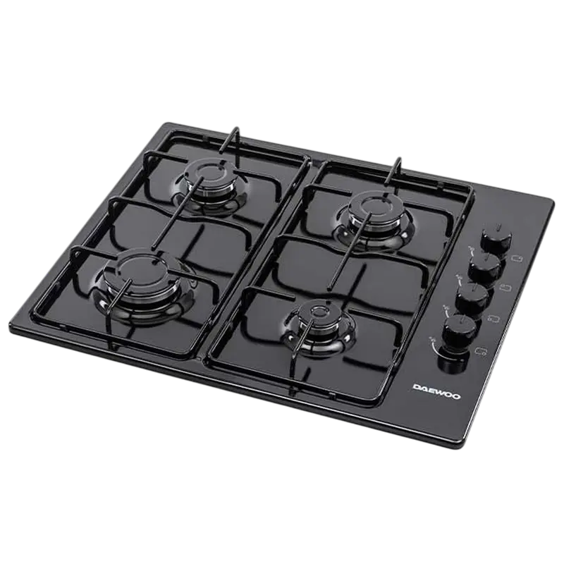 Газовая варочная панель Daewoo BH6GKR40BNL Черный
