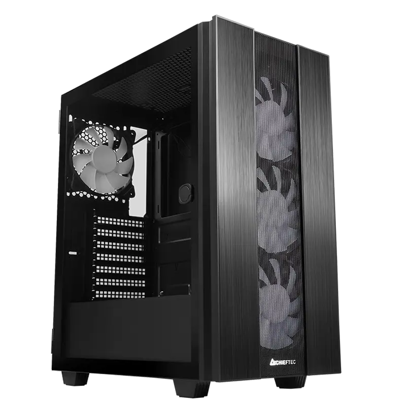 Компьютерный корпус Chieftec GS-02B-OP Midi-Tower Черный