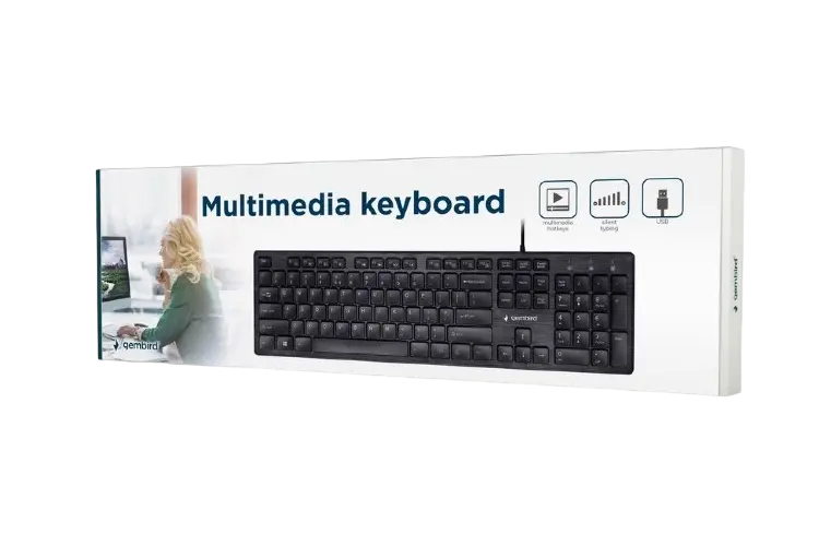 Клавиатура Gembird KB-MCH-03-RU Мембрана Черный