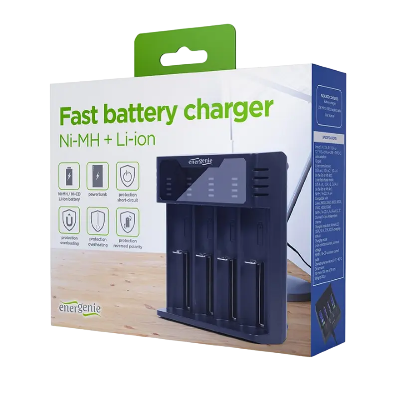 Зарядное устройство Energenie BC-USB-02 Черный