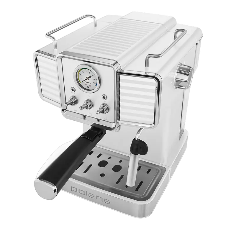 Кофеварка рожковая Polaris PCM 1538E Белый