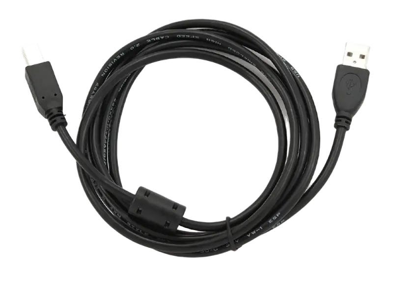 Cablu de date pentru periferice Cablexpert CCFB-USB2-AMBM-3M Negru