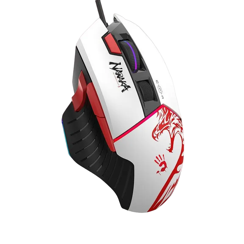 Игровая мышь Bloody W95 Max Naraka Проводное Белый