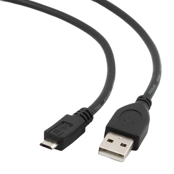 Cablu încărcare și sincronizare Cablexpert CCP-mUSB2-AMBM-0.5M Negru