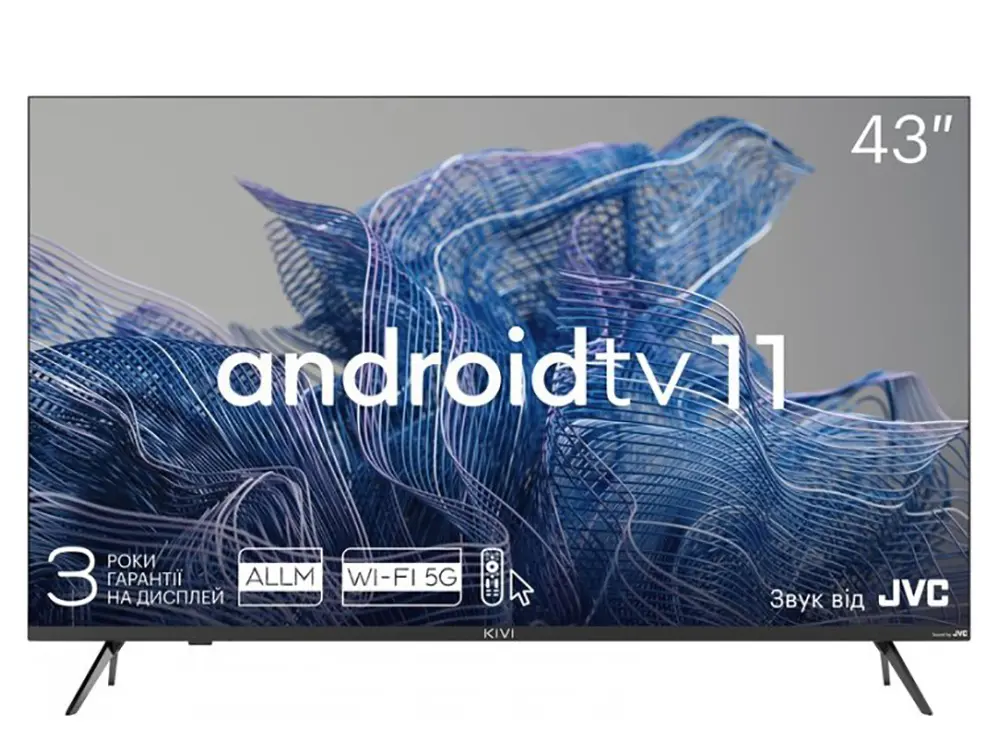 43" LED SMART Телевизор KIVI 43U750NB Черный