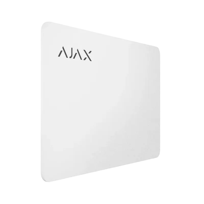 Защищенная бесконтактная карта Ajax Pass Белый