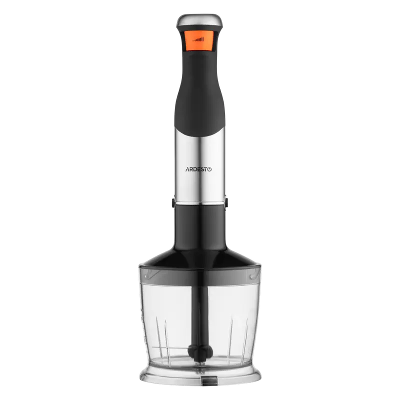 Погружной блендер Ardesto HBG-800DWHCHC Чёрный | Серебристый