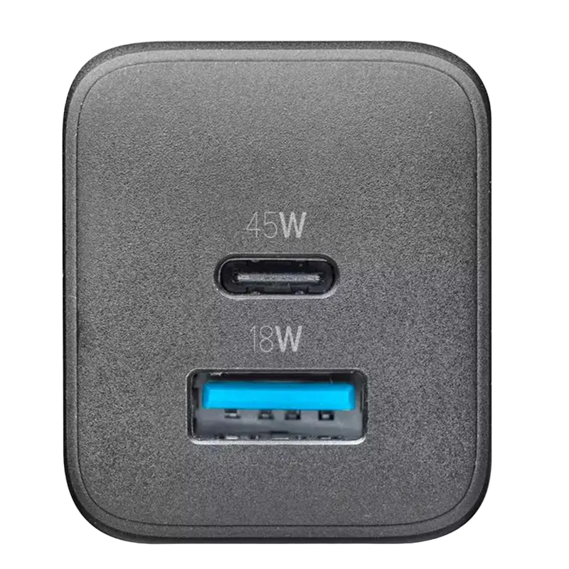 Зарядное устройство Cellularline Charger GAN Черный