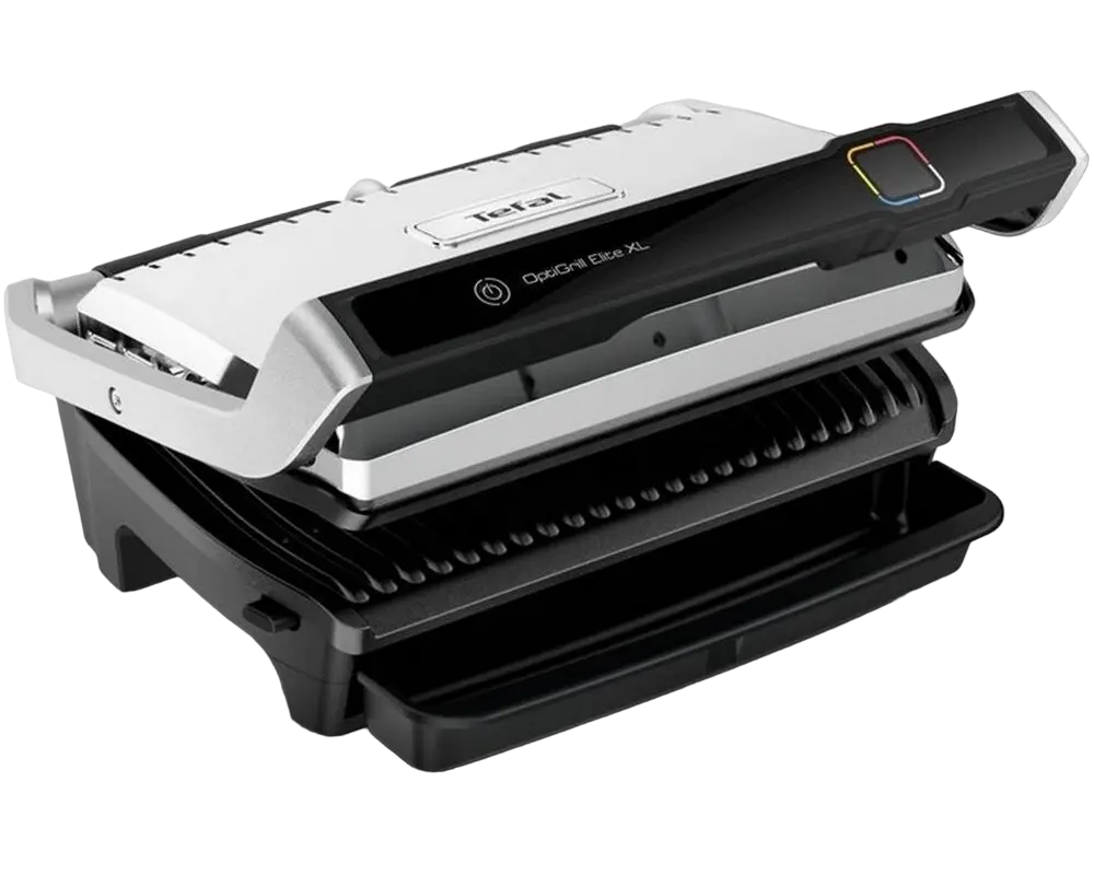 Электрический Гриль Tefal Optigrill Elite XL Нержавеющая сталь/Чёрный