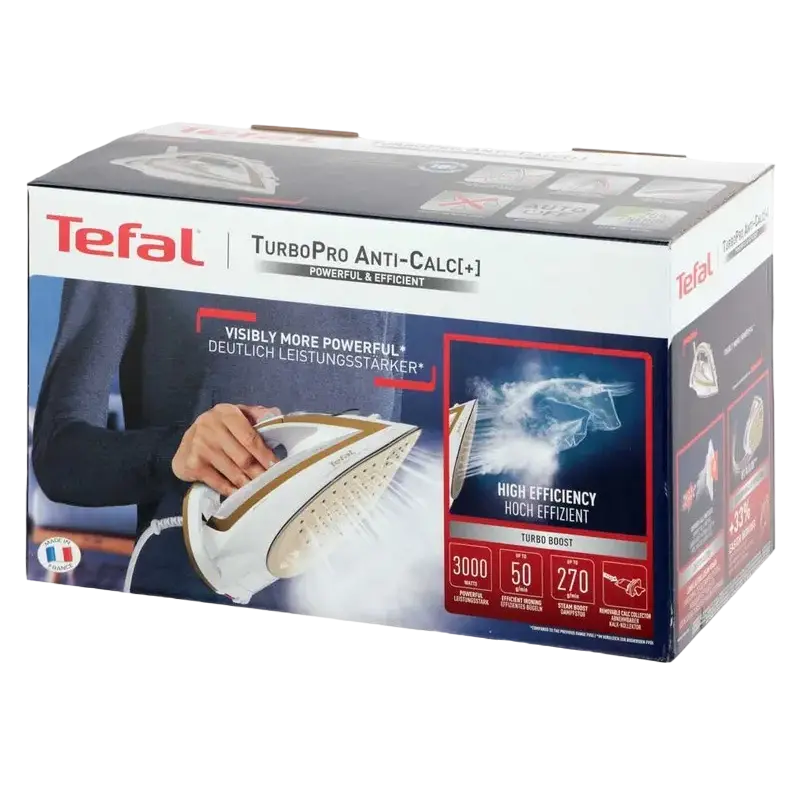 Утюг Tefal TurboPro Anti-Calc Синий