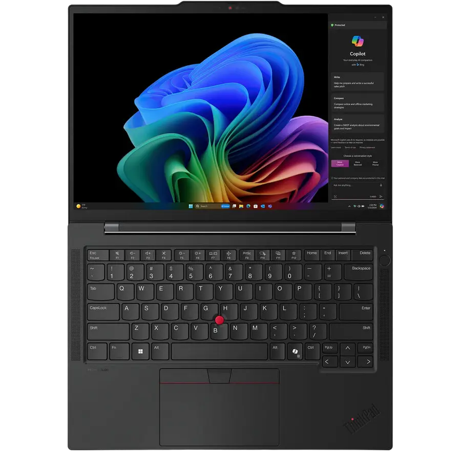 Ноутбук для бизнеса Lenovo ThinkPad T14s Gen 6 Чёрный