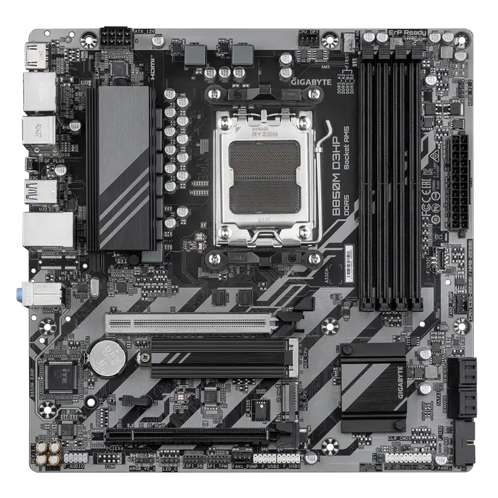Материнская плата Gigabyte B850M D3HP AM5 Micro-ATX