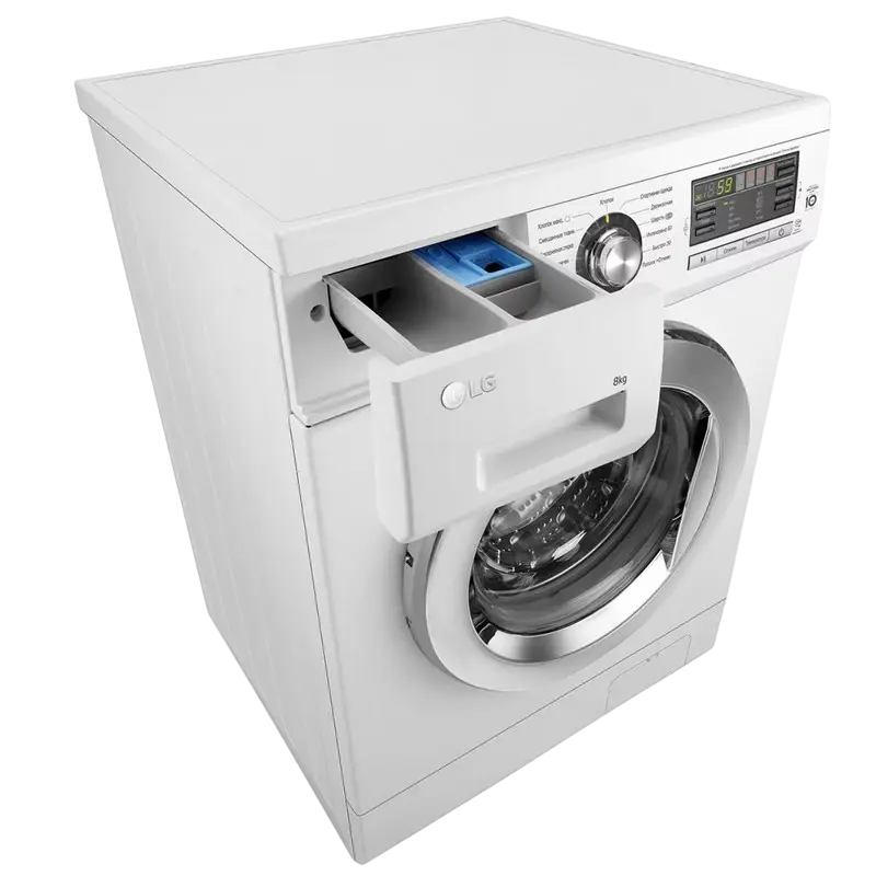 Mașină de spălat LG F1096TD3 Alb