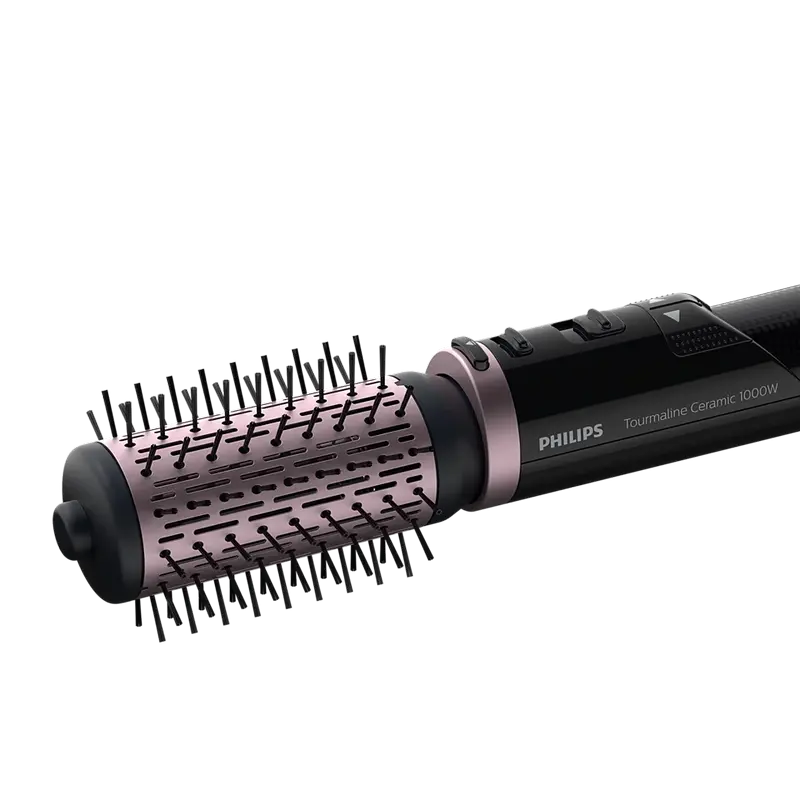 Фен-щётка Philips Dynamic Volumebrush Чёрный | Розовый