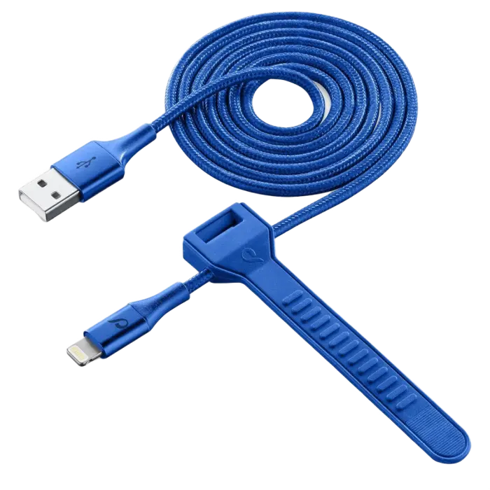 Cablu încărcare și sincronizare Cellularline Satellite MFI Albastru