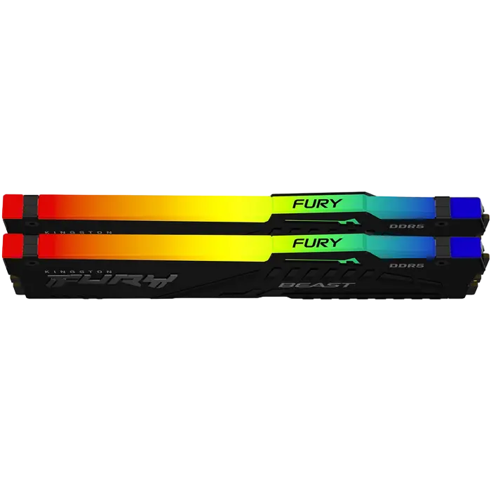 Memorie RAM Kingston FURY Beast RGB FURY Beast 16GB Negru