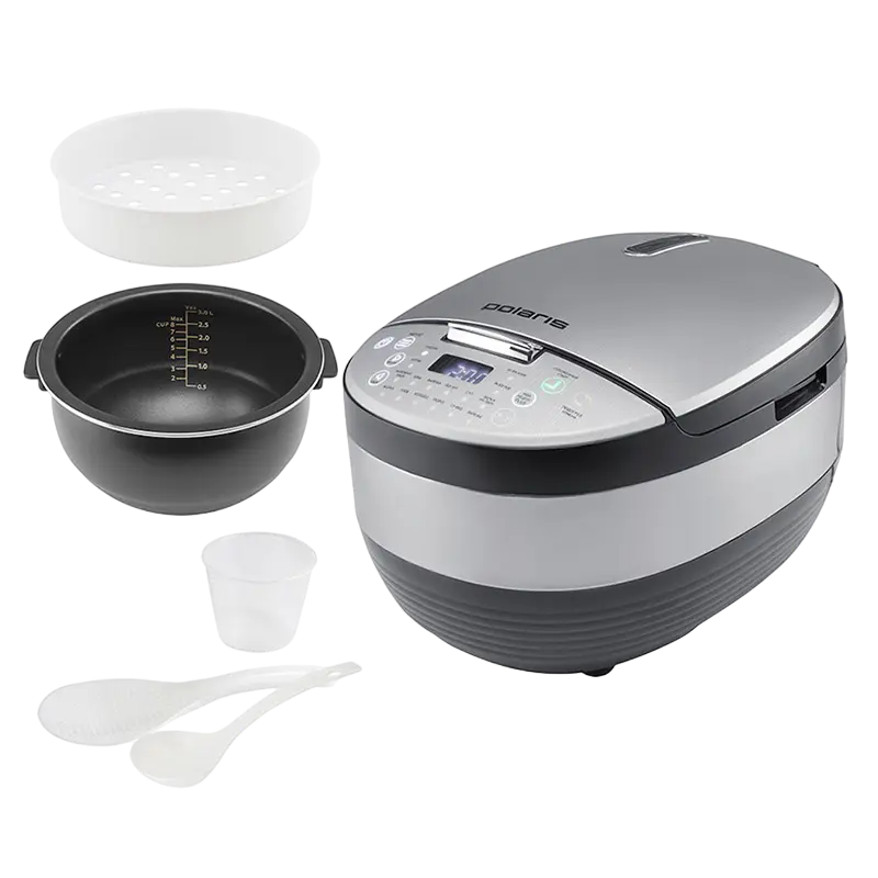 Мультиварка Polaris PMC 0490AD Черный Серебристый