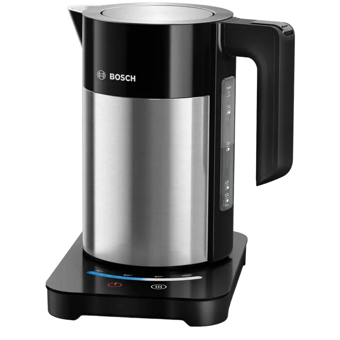 Электрочайник Bosch TWK7203 Нержавеющая Сталь | Черный