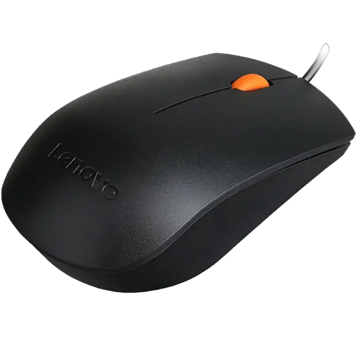 Мышь Lenovo 300 Проводное Чёрный