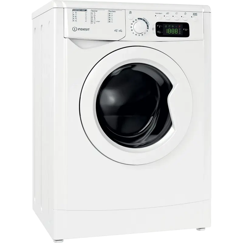 Стирально-сушильная машина Indesit EWDE 71280 W Белый