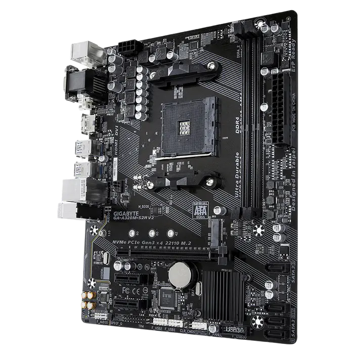 Материнская плата Gigabyte A320M-S2H V2 AM4 Micro-ATX