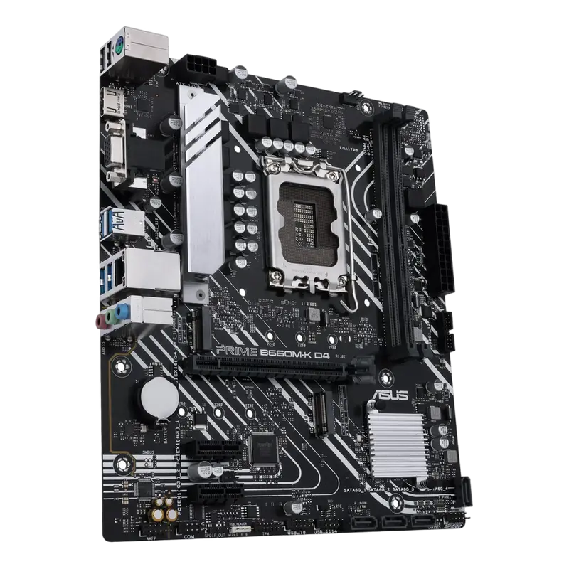 Материнская плата ASUS PRIME B660M-K D4 LGA1700 Micro-ATX