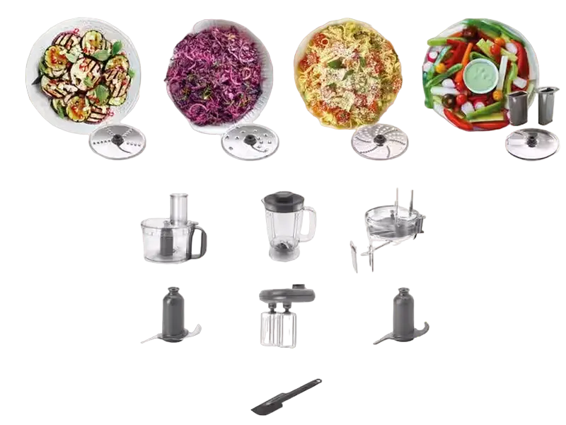 Кухонный комбайн Kenwood FDM304SS Серебристый